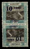 SAARGEBIET LANDS.BILD Nr 72AI Kdr III Ungebraucht SENKR P X78AE5A - Unused Stamps