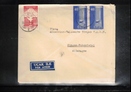 Turkey 1958 EUROPA Interesting Airmail Letter - Lettres & Documents