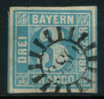 BAYERN MÜHLRADSTEMPEL AUF Nr 2II GMR 380 ZENTR- X8822F6 - Used