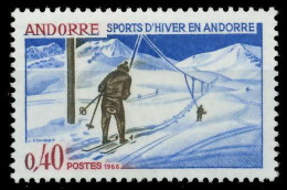 ANDORRA (FRANZ. POST) 1966 Nr 196 Postfrisch SB0EEA6 - Unused Stamps