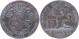 BELGIQUE - 1849 - 5 Centimes - QUALITE - 20-237 - 5 Cents