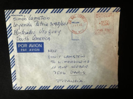 C) 1985. URUGUAY. STATIONARY POSTCARD. MAIL ENVELOPE SENT TO FRANCE. XF - Uruguay