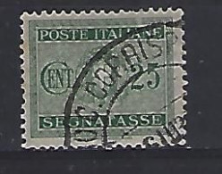 Italy 1945-46 Portomarken (o) 25cent - Postage Due