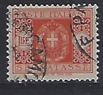 Italy 1945-46 Portomarken (o) 1 Lire - Taxe