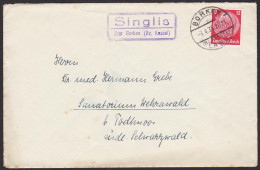 Brief Mit Posthilfstelle/Landpost 1935 Singlis über Borken/Kassel  (12174 - Autres & Non Classés