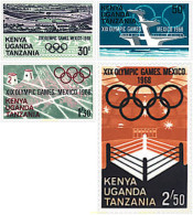 38908 MNH ESTE AFRICANO 1968 19 JUEGOS OLIMPICOS VERANO MEXICO 1968 - África Oriental Británica