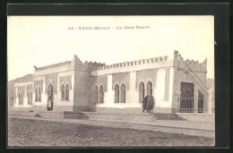 CPA Taza, La Gare Neuve, Vor Dem Neuen La Gare  - Andere & Zonder Classificatie