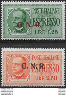 1944 Repubblica Sociale Espressi G.N.R. Verona Mc MNH Sassone N. 19/20 - Andere & Zonder Classificatie