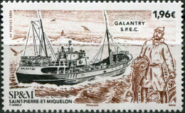 Saint Pierre And Miquelon 2024. Ship Galantry (MNH OG) Stamp - Unused Stamps