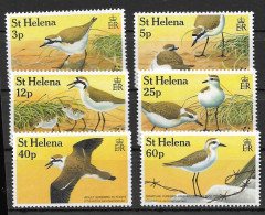 BIRDS BRITISH ST. HELENA Yv# 586/91 MNH Complete Set VF - Collezioni & Lotti