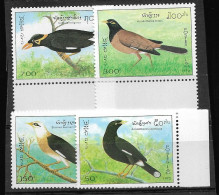 BIRDS LAOS Yv# 1169/1172 MNH Complete Set - Collections, Lots & Series