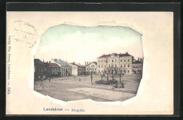 AK Landskron, Ringplatz Mit Geschäften  - Tchéquie