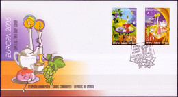 Chypre - Cyprus - Zypern FDC 2005 Y&T N°1064 à 1065 - Michel N°1056A à 1057A - EUROPA - Brieven En Documenten