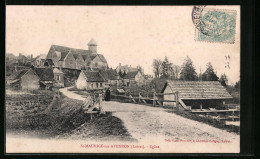 CPA St-Maurice-sur-Aveyron, Eglise  - Other & Unclassified