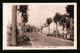CPA Saint-Martin-D`Abbat, Rue Du Bourg  - Other & Unclassified
