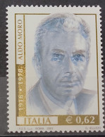 O) 2003 ITALY,  ERROR, ALDO MORO, POLITICIAN SECOND WORLD WAR - CHRISTIAN DEMOCRACY,  SCT 2552, MNH - Non Classés