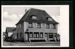 AK Hassloch / Saarpfalz, Gasthaus Und Metzgerei Rudolf Von Weissenstein  - Hassloch