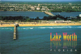 73981117 Lake_Worth Panorama Beach And Pier On The Atlantic Ocean Aerial View - Sonstige & Ohne Zuordnung