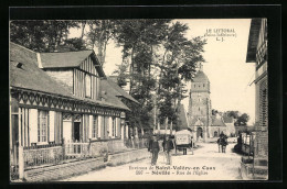 CPA Néville, Rue De L`Eglise  - Autres & Non Classés