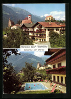 Cartolina Schenna Bei Meran, Pension Gartenheim, Schwimmbecken  - Andere & Zonder Classificatie