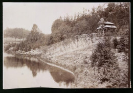 Fotografie Brück & Sohn Meissen, Ansicht Bad Elster, Partie Am Forellenteich Mit Antonienhütte  - Plaatsen