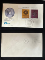 C) 1987. ARGENTINA.  FDC. XIV GENERAL CONFERENCE OF THE INTERNATIONAL COUNCIL OF MUSEUMS. DOUBLE STAMP OF SCULPTURES. XF - Argentine