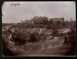 Fotografie Brück & Sohn Meissen, Ansicht Bautzen, Ortsansicht Mit Der Ortenburg  - Lieux