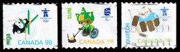 Canada (Scott No.2308-10 - Olimpique / 2010 / Olympic) [o] Roulette / Coil Perf. 8.5 - Oblitérés