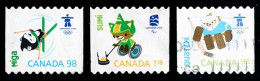 Canada (Scott No.2311-13 - Olimpique / 2010 / Olympic) [o] Roulette / From BK - Used Stamps