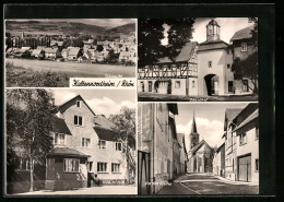 AK Kaltennordheim /Rhön, Schlosshof, HOG. Hirsch, An Der Kirche  - Andere & Zonder Classificatie