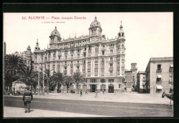 Postal Alicante, Plaza Joaquin Dicenta  - Alicante