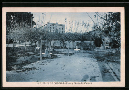 Postal S. Feliu De Codinas, Plaza Y Fuente Del Carmen  - Autres & Non Classés