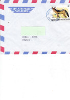 BURUNDI  1985 - Yvert 823 Su Lettera Per Italia - Canis - Brieven En Documenten
