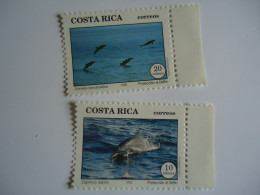 COSTA RICA  MNH  STAMPS  DOLPHINS 1993 - Delfine