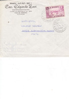 ETIOPIA  1954 - Yvert  318 Su  Lettera  Per Italy - Ethiopia