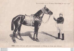 La France Chevaline - N° 19 - 1912 - ISIS , Noire, Né En 1908 , Par Beaumanoir Et Plume Au Vent Par Harley - Paardensport