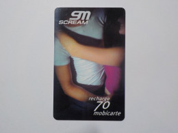 CARTE TELEPHONIQUE    Mobicarte   "SM Scream"  70Unités - Cellphone Cards (refills)