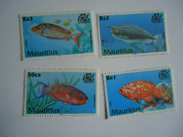 MAURITIUS   MNH  4 STAMPS FISH  FISHES - Fishes