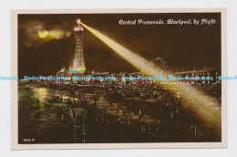 C015974 Blackpool. Central Promenade. By Night. The Advance Series. RP - Monde