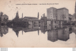 A14-86) LUSSAC LES CHATEAUX (VIENNE) LES GRANDS MOULINS DE VILLARS - ( 2 SCANS ) - Lussac Les Chateaux