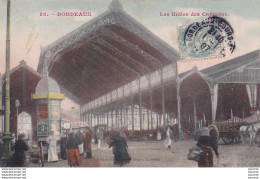 A1-33) BORDEAUX - LES HALLES DES CAPUCINS - ( ANIMEE - COLORISEE ) - Bordeaux