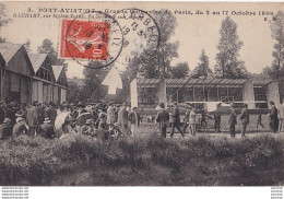 A26- PORT- AVIATION - GRANDE QUINZAINE DE PARIS DU 7 AU 21 OCTOBRE 1909, GAUDART SUR BIPLAN VOISIN VA PRENDRE SON DEPART - Meetings