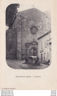 A25-32) MIRADOUX (GERS) L ' EGLISE   - ( ANIMEE - ECOLIERS - CAFE - 2 SCANS ) - Other & Unclassified