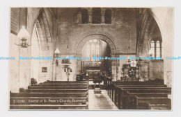 C014961 Droitwich. Interior Of St. Peter Church. W. H. S. Kingsway Real Photo Se - World