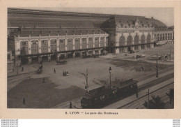 J10-69) LYON - LA GARE DES BROTTEAUX - ( TRAMWAY - 2 SCANS ) - Lyon 6