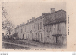 J3-32) LIGARDES , PRES CONDOM (GERS) AVENUE DE LECTOURE  - ( 2 SCANS ) - Other & Unclassified