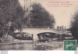 J23-66) BOURG MADAME (PYRENEES ORIENTALES) LE PONT FRONTIERE SUR LA RAOUR - ( ANIMEE - DOUANIERS ) - Sonstige & Ohne Zuordnung