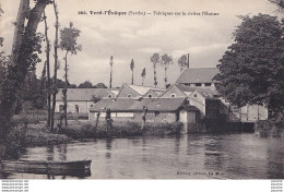 B18-72) YVRE L'EVEQUE (SARTHE) FABRIQUES SUR LA RIVIERE L ' HUISNE - ( 2 SCANS ) - Sonstige & Ohne Zuordnung