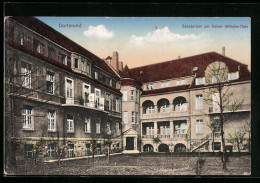 AK Dortmund, Sanatorium Am Kaiser Wilhelm-Hain  - Dortmund