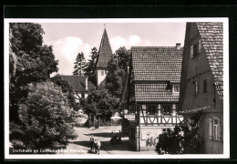 AK Bad Rietenau /Krs. Backnang, Dorfstrasse Mit Gasthof Sonne  - Backnang